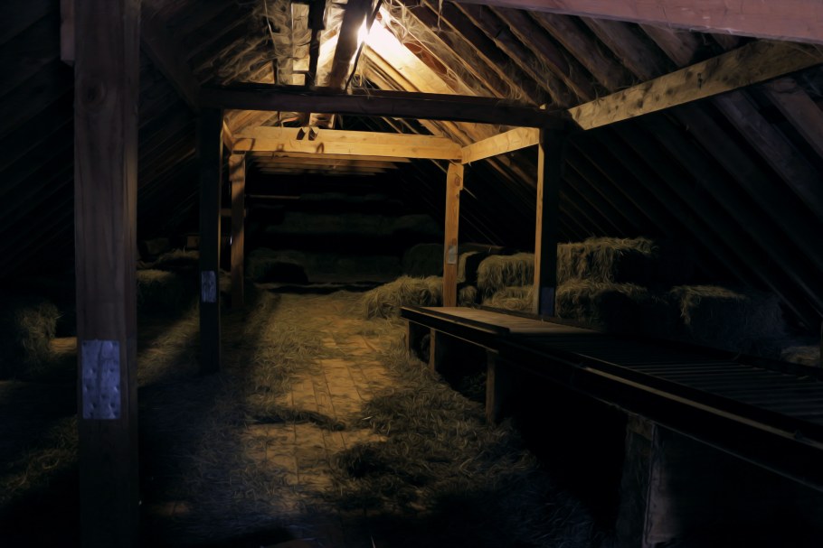 Темный сарай