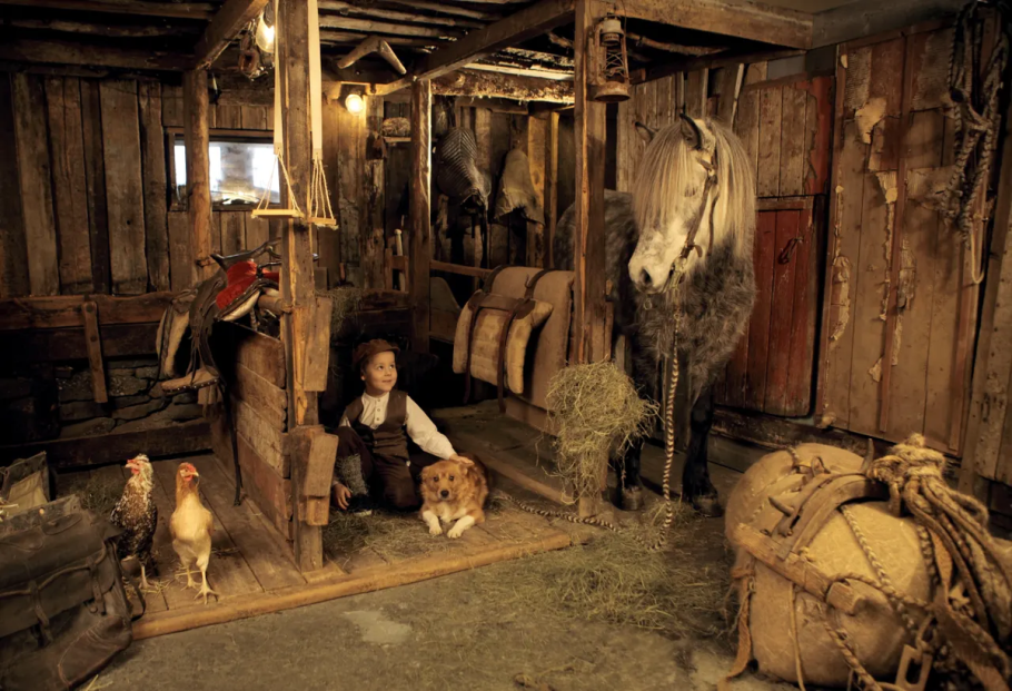 Конюшня средневековья