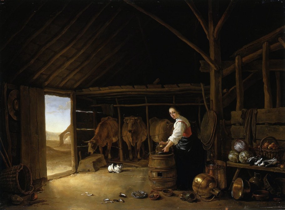 Альберт Кейп овцы в хлеву