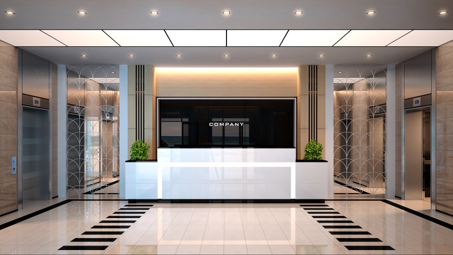 Интерьер вестибюля