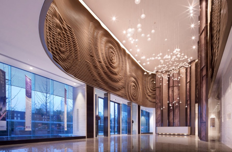 Фойе дизайн современный