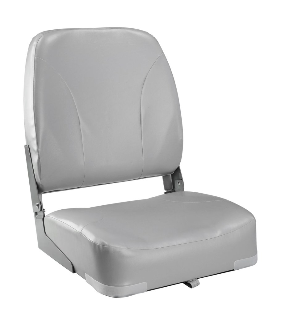 Кресло складное мягкое Sport с высокой спинкой, серый/темно-серый