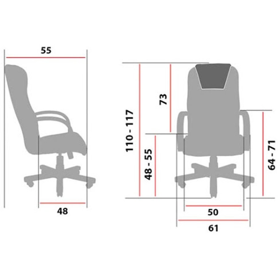 Кресло Richman Калифорния ю хром