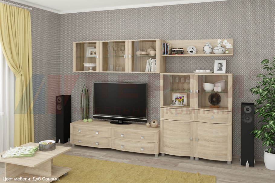 Стенка Лером Оливия дуб сонома