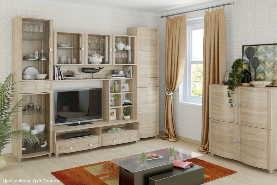 Лером Оливия гостиная беленый дуб