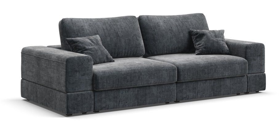 Угловой диван кёльн рогожка Malmo серый