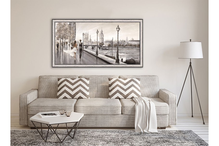 Макет картины в интерьере