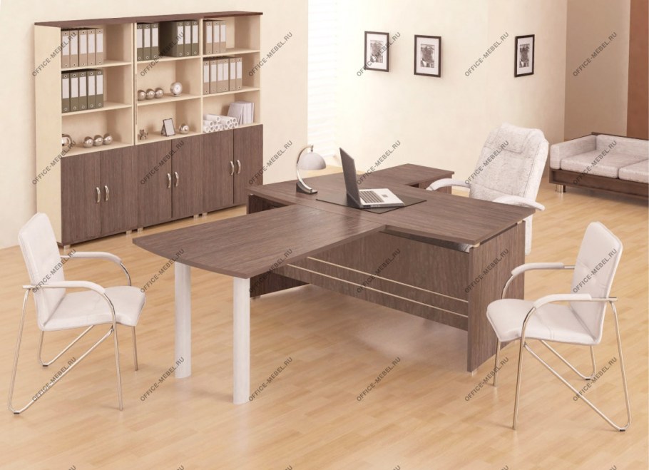 Кабинет руководителя Модерн Шамони темный