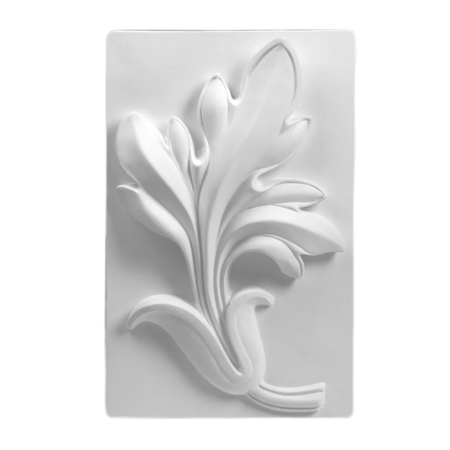 Гипсовая розетка трилистник Лотос