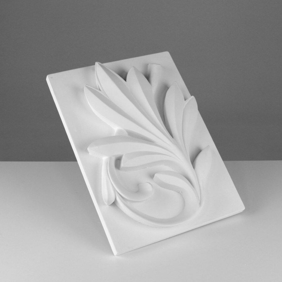 Гипсовая розетка трилистник Лотос