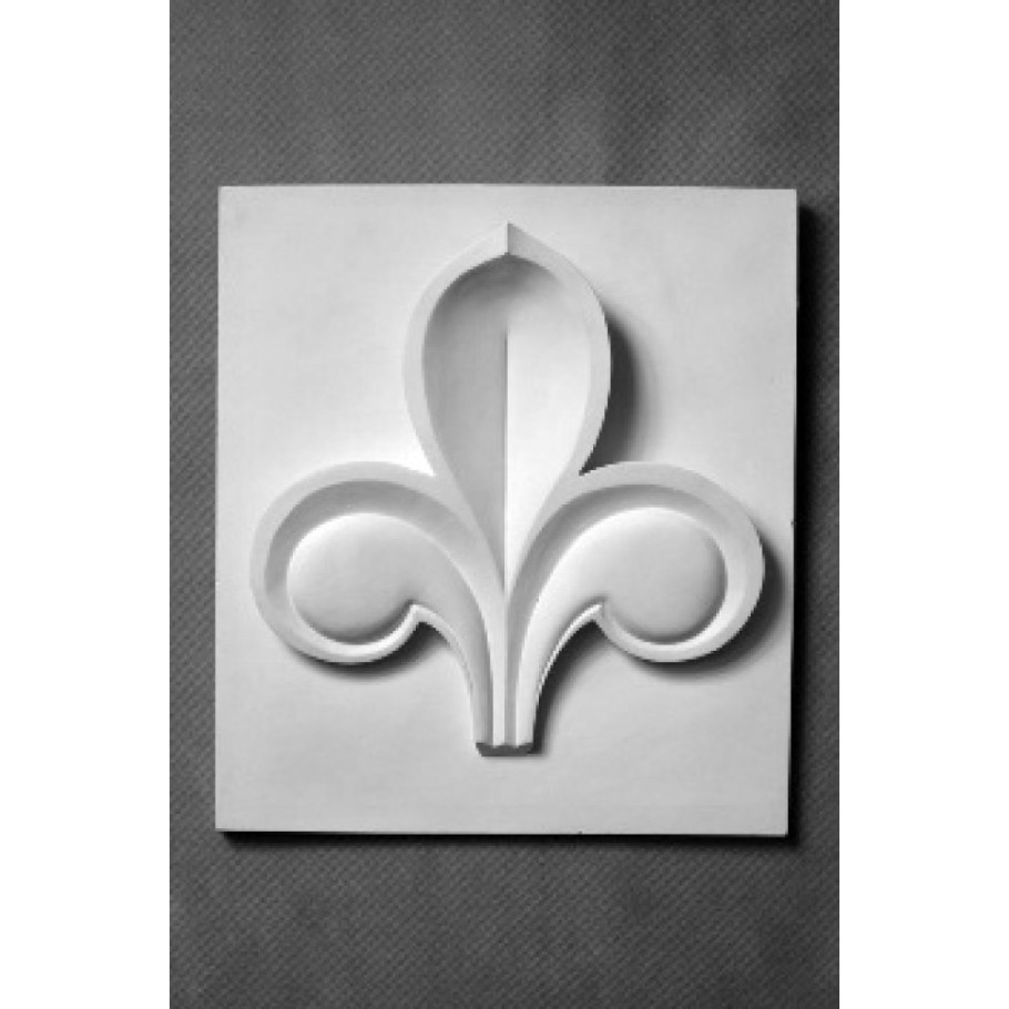 Орнамент трилистник гипс