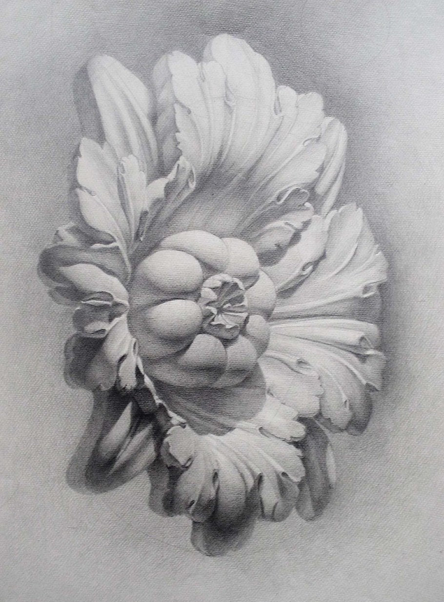 Розетка гипсовая Акант