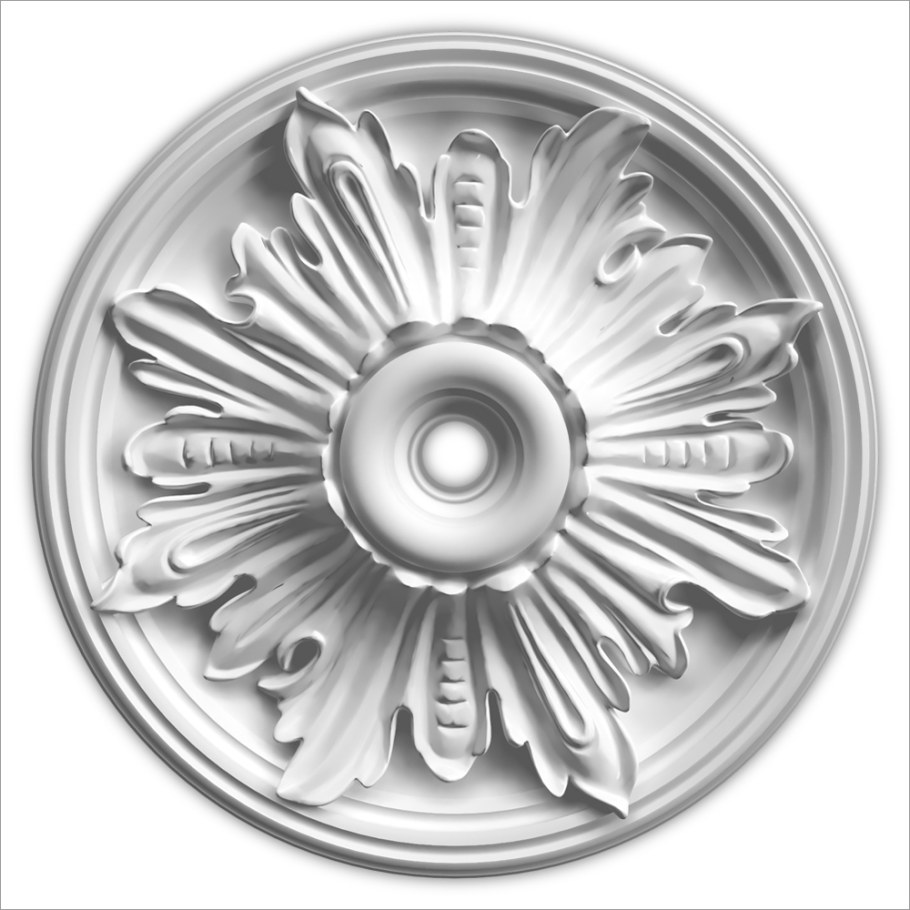 Гипсовые розетки потолочные