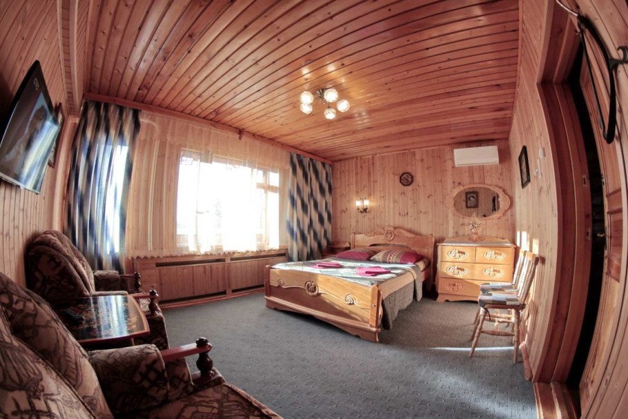 Домики для проживания отель в русском стиле