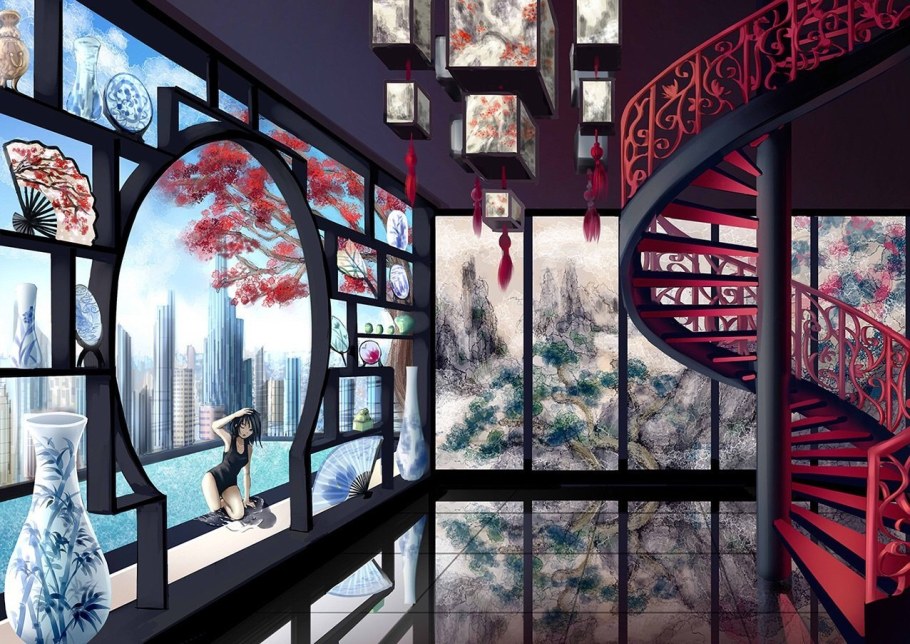 Комната в стиле аниме