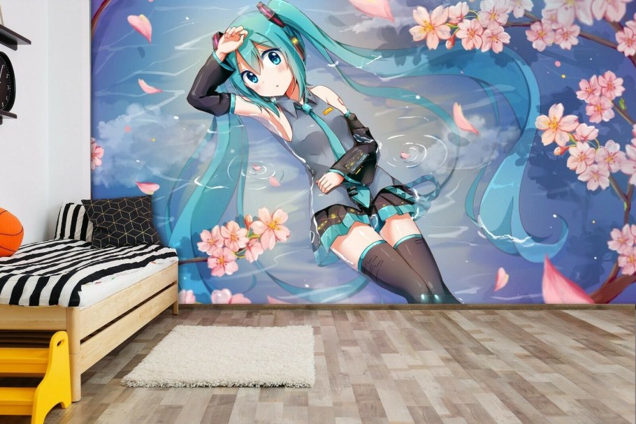 Аниме стена в комнате