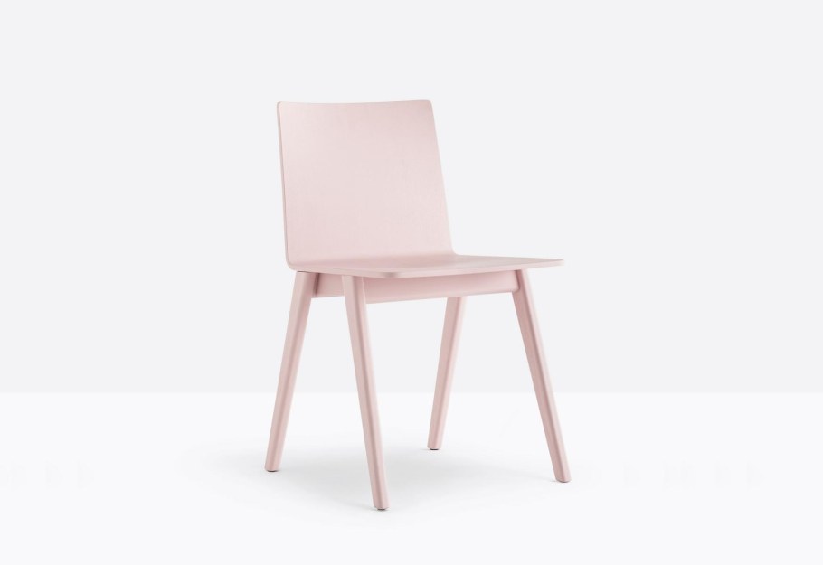 Стул высокий lineal Comfort на 4-х деревянных ножках