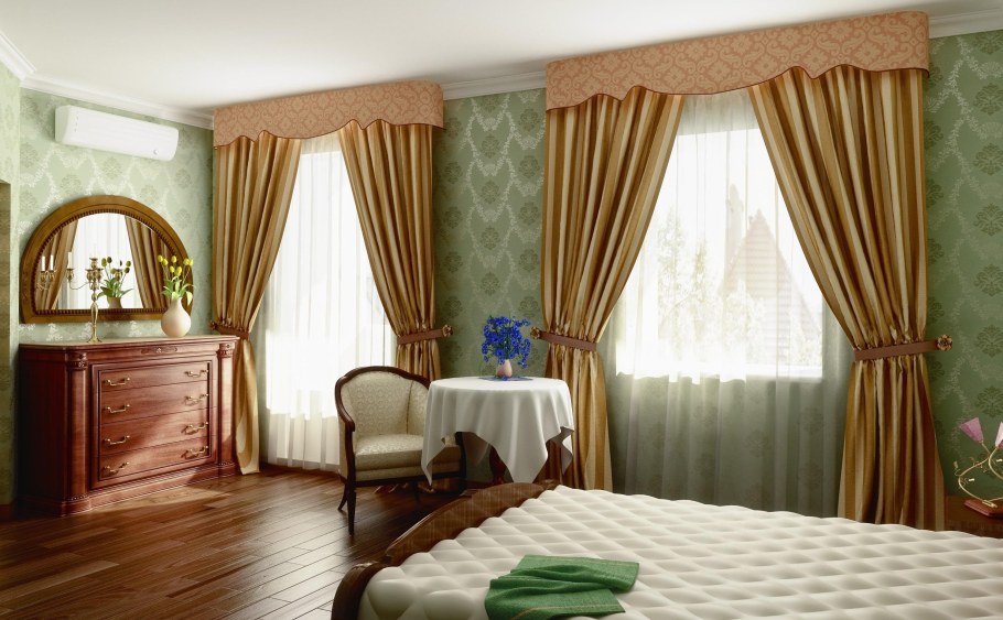 Занавески в спальню