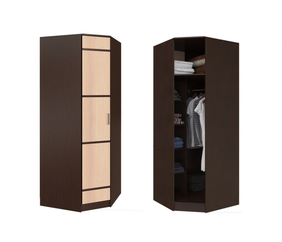 Сакура шкаф угловой венге/лоредо