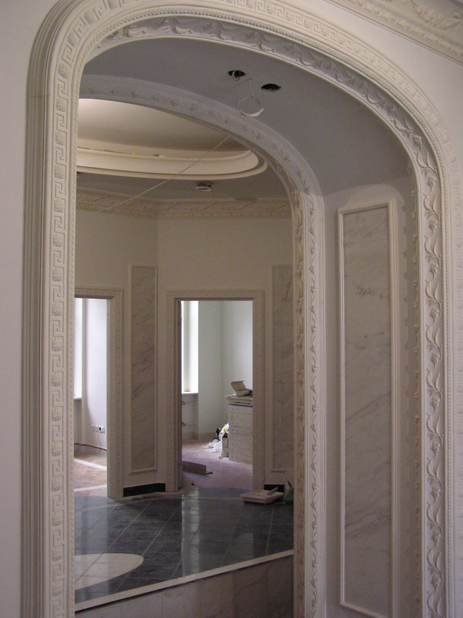 Отделка межкомнатной арки