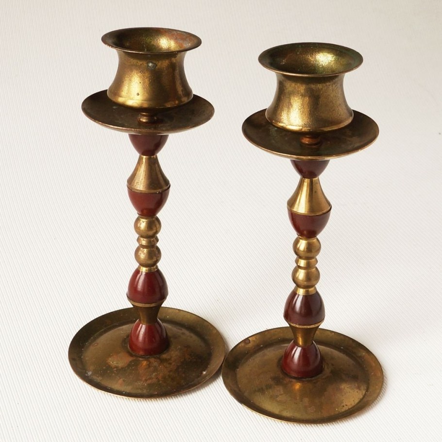 Дорогие подсвечники СССР латунь