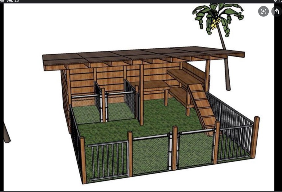 Козлятник загон для коз овец