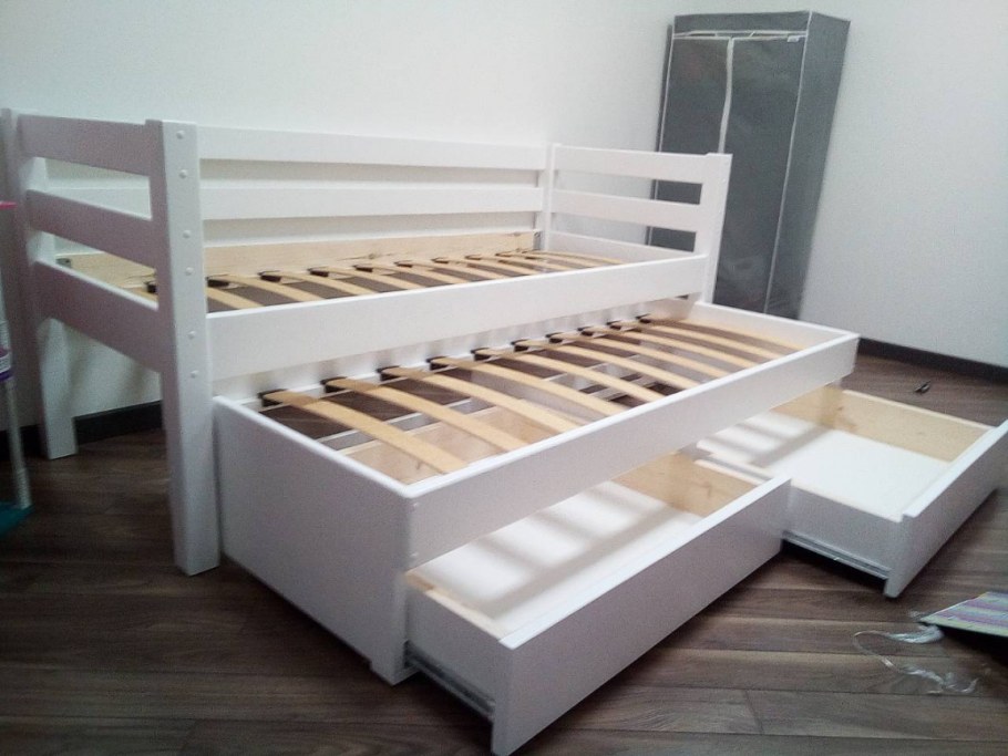 Икеа выкатная двуспальная кровать