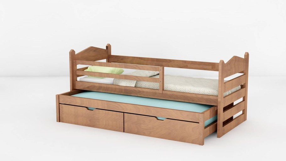 Кровать Бриз 2 выкатная двухъярусная