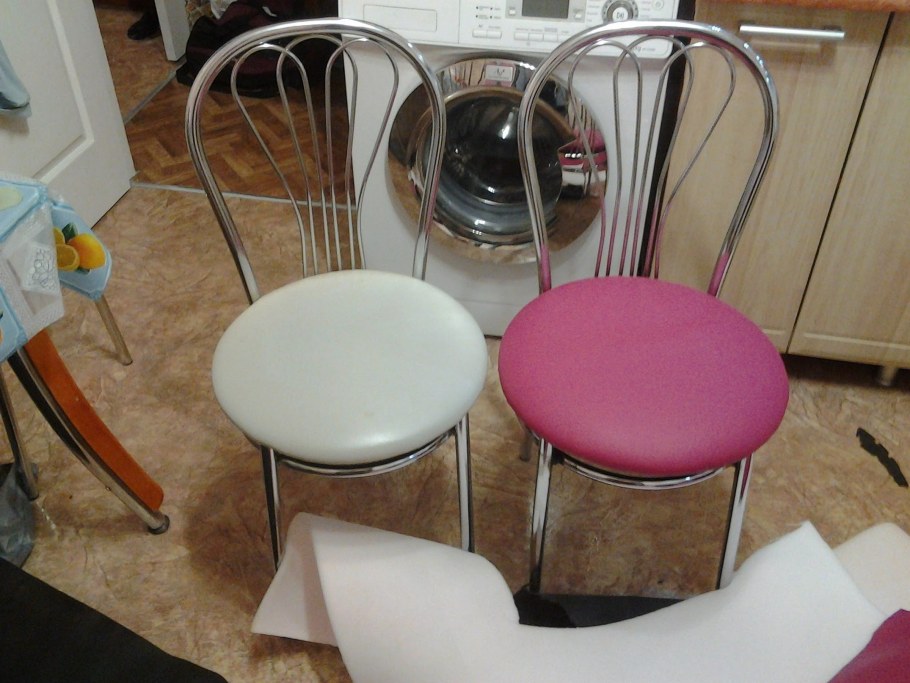 Обтяжка металлических стульев