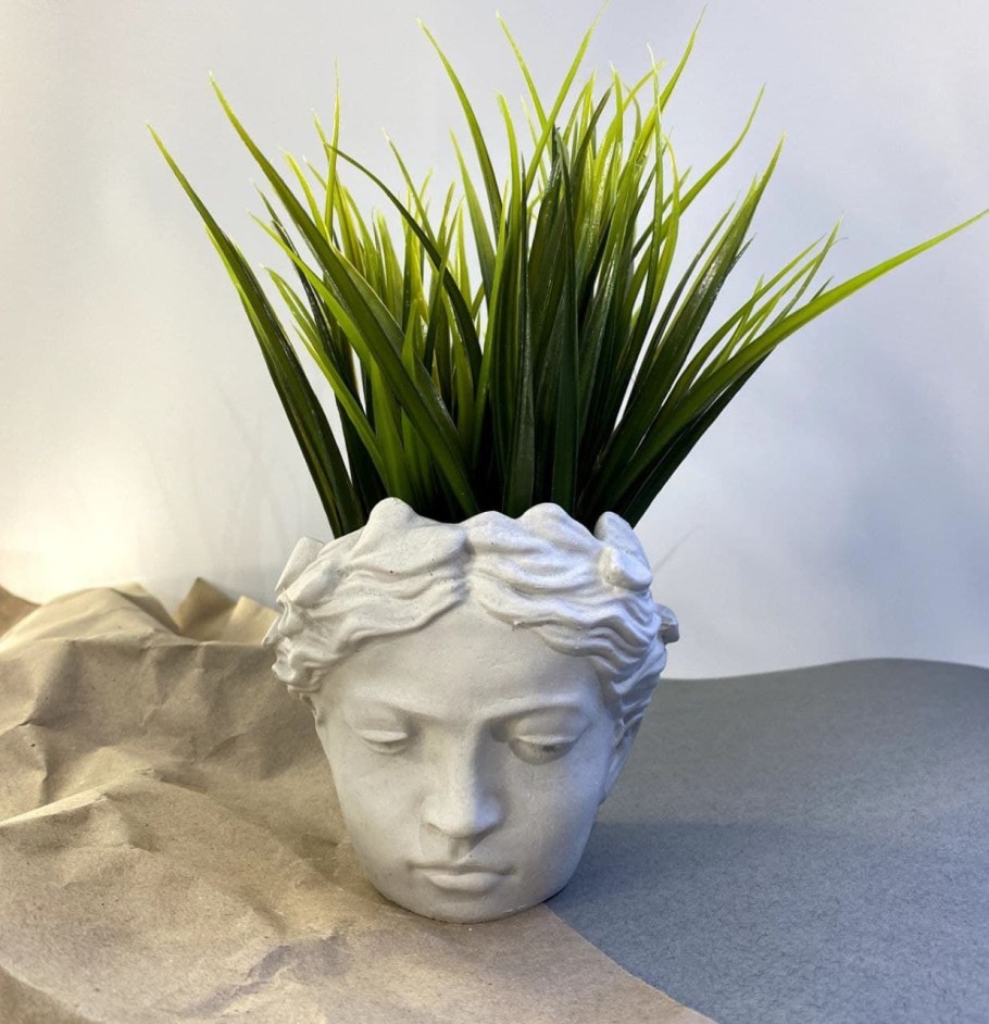 Кашпо для цветов голова