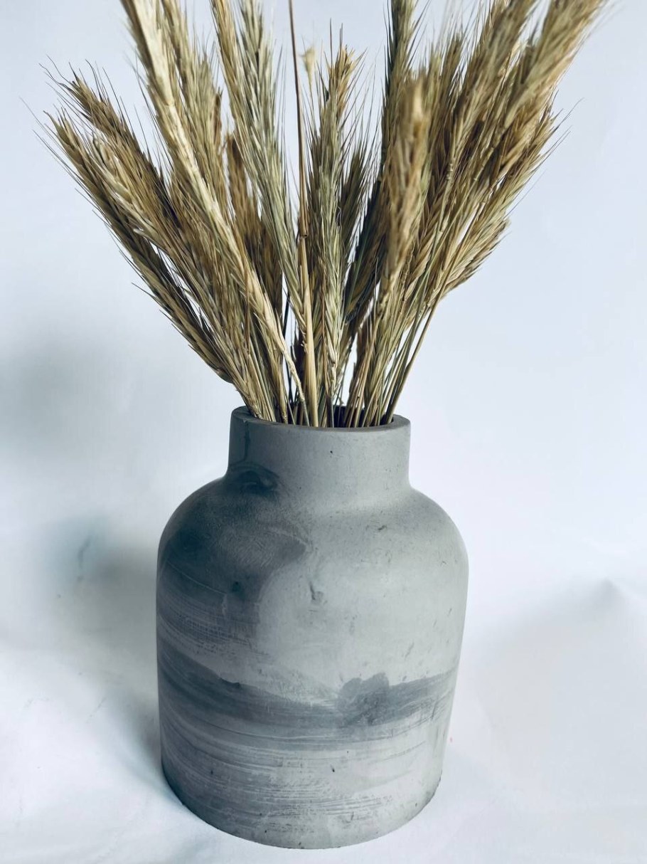 Ваза для сухоцветов гипс