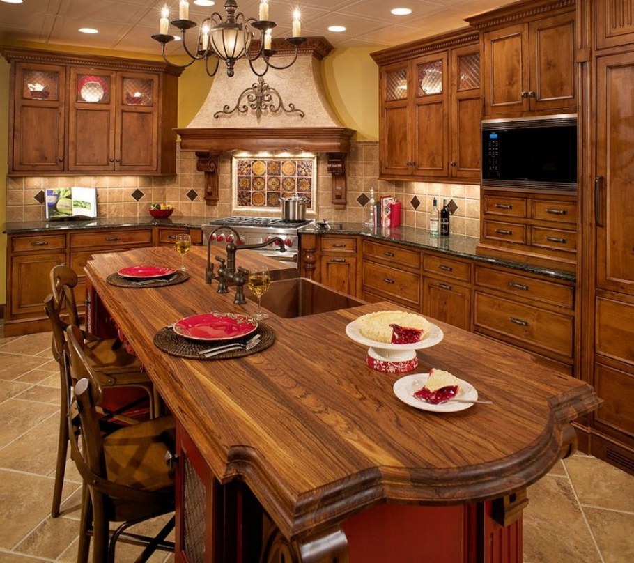 Итальянский Кантри Тосканский стиль интерьеры кухни