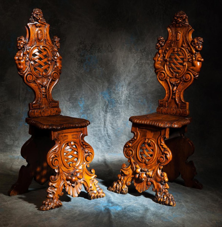 Стул старинный Барокко