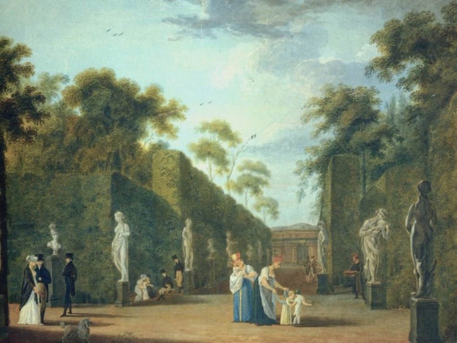 Летний сад в Санкт-Петербурге 19 век