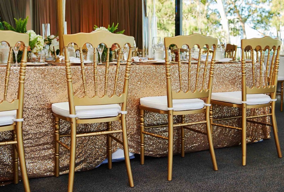 Стул Наполеон золотой