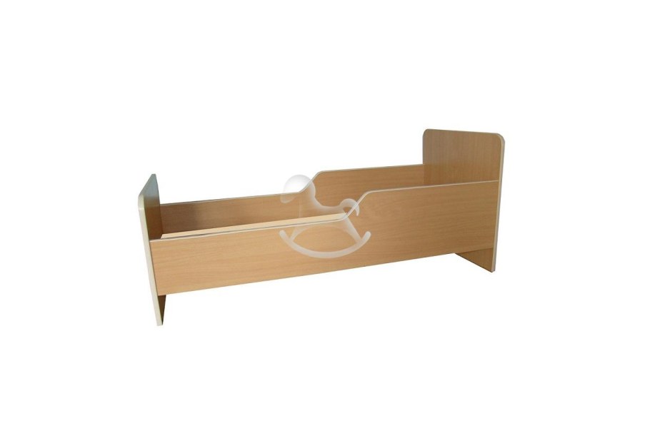 Кровать детская одноярусная с бортиком 1200*600 из ЛДСП