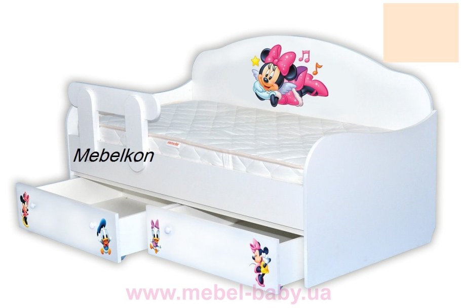 Мягкая кровать детская Микки 160 80