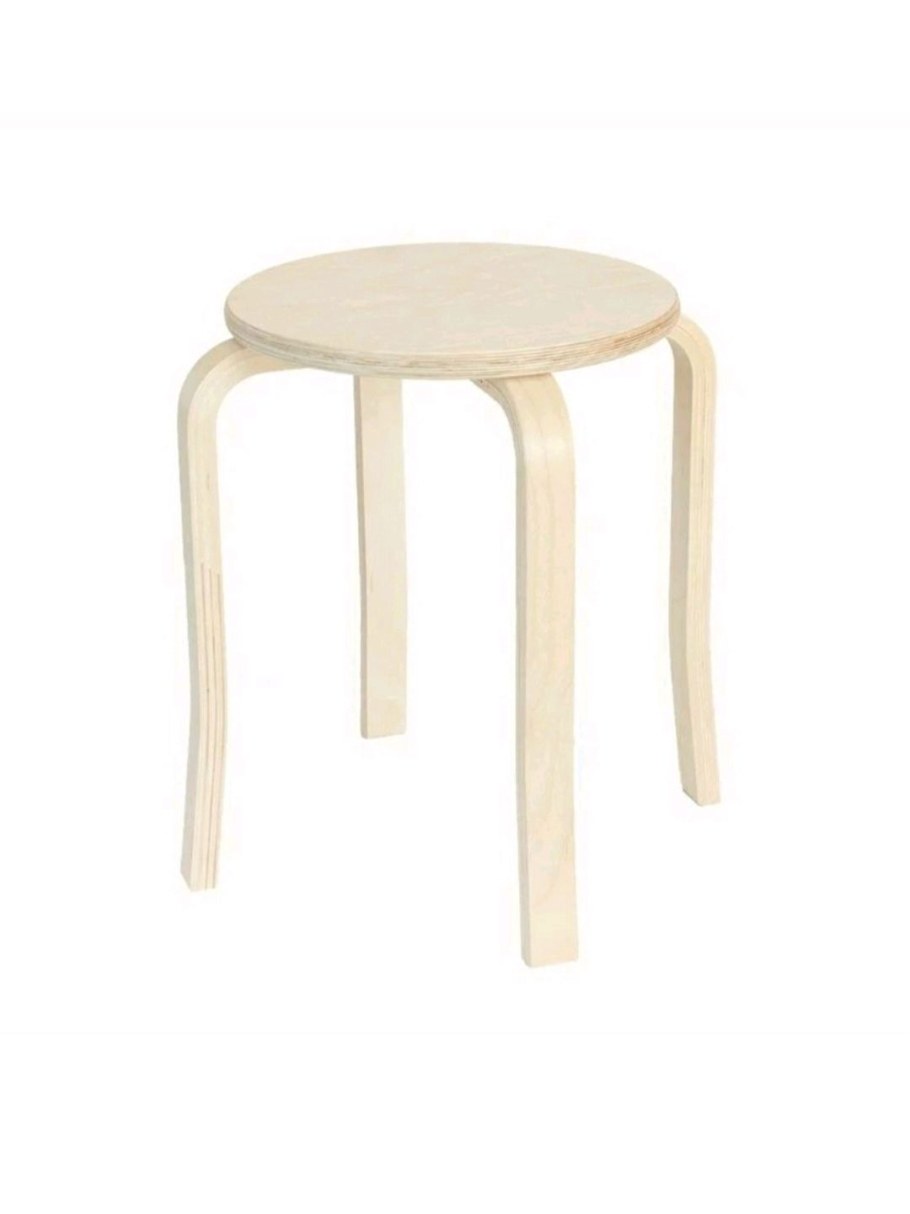 Табурет Сканди круглый для кухни табуретка деревянный