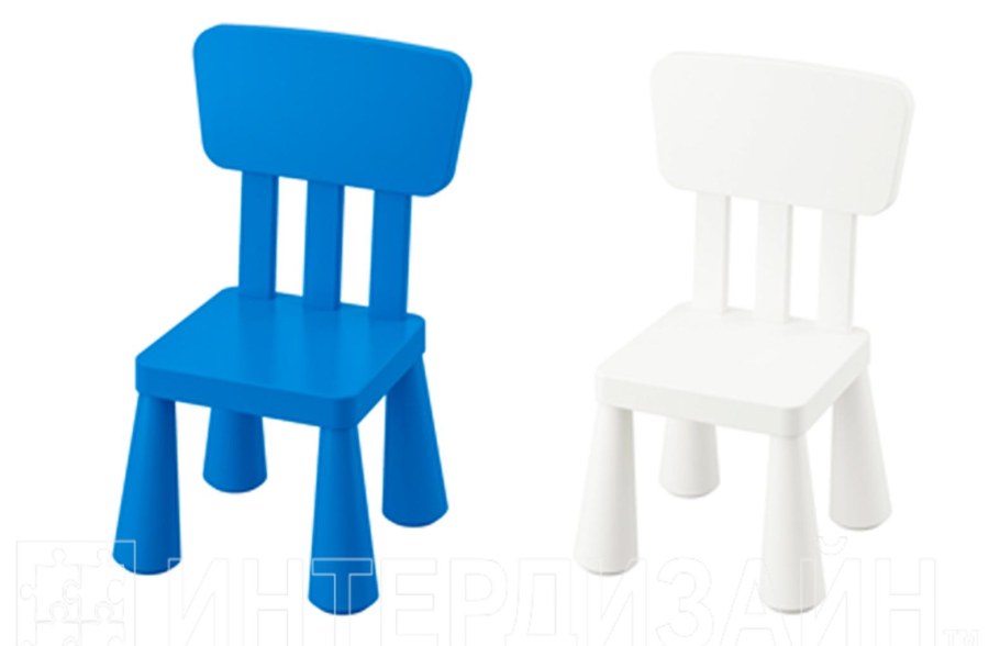 Стол икеа маммут голубой