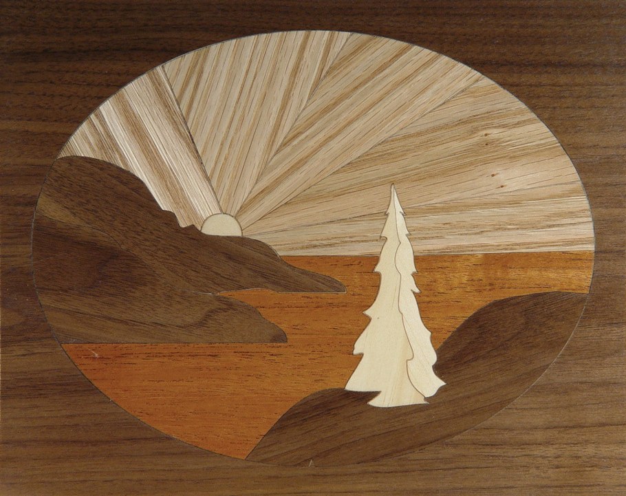 Маркетри из шпона