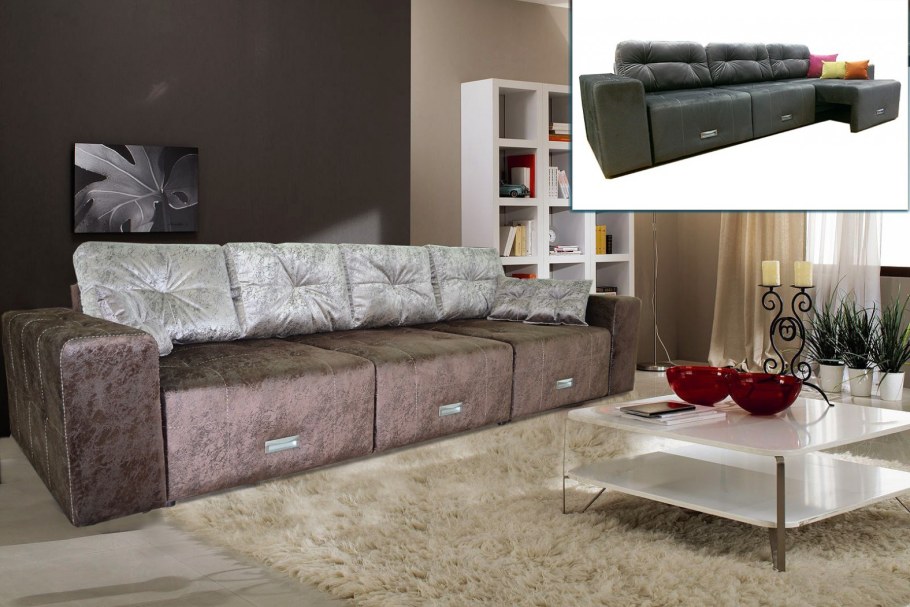 Диван угловой Техас XL (трансформер 3-й тик-так)