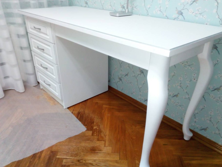 Покрасить стол МДФ В белый цвет