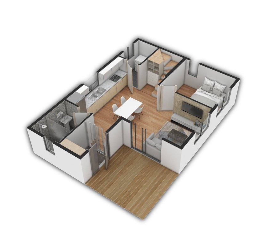 Корейский дом планировка