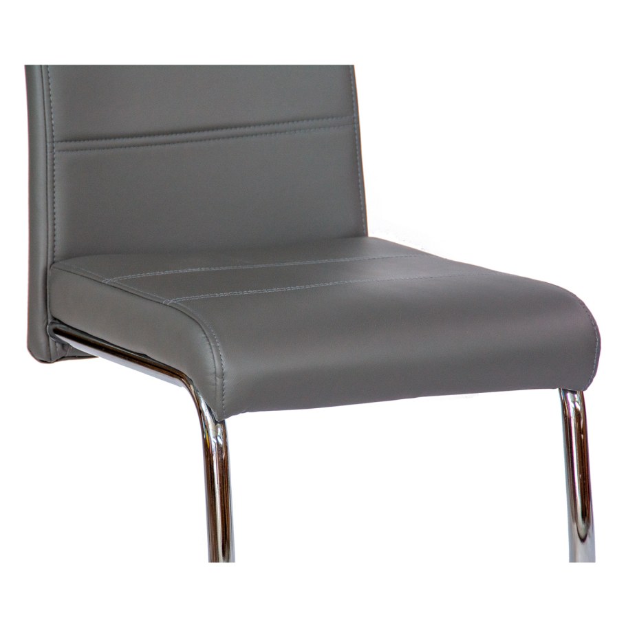 Стул Бруно кожзам серый