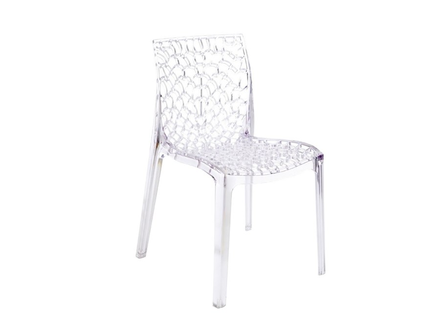 Итальянские пластмассовые стулья прозрачные
