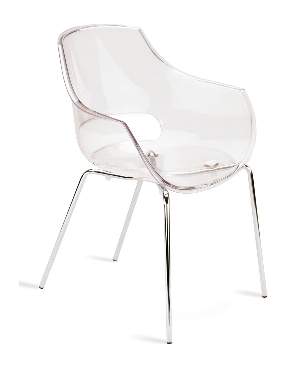 Прозрачные кресла из пластика