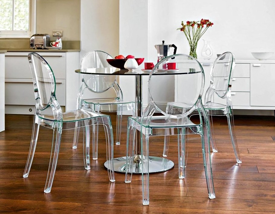 Прозрачные стулья