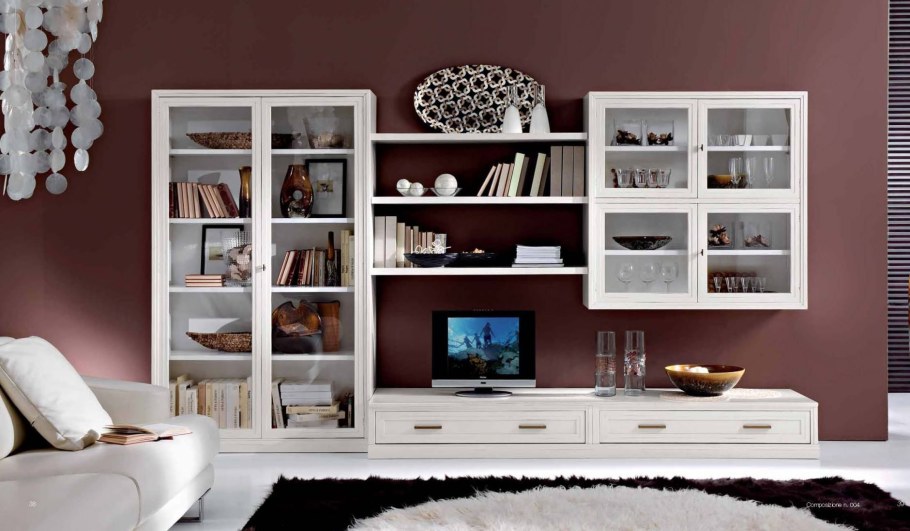 Итальянские стенки для гостиной современные
