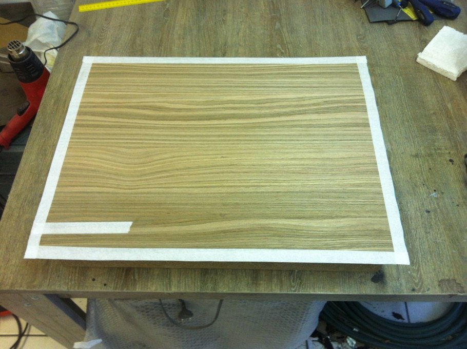 Обклеить фанеру