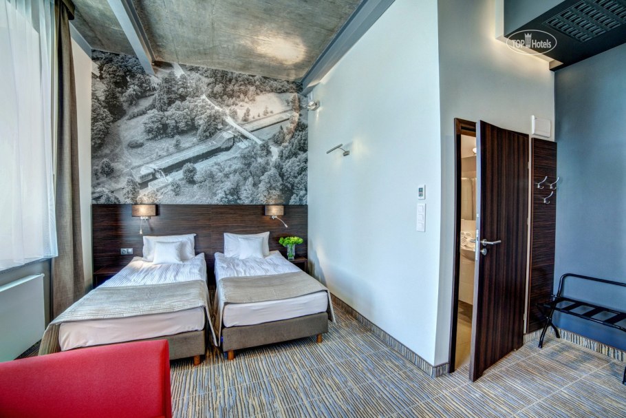 Гостиничный номер в стиле лофт